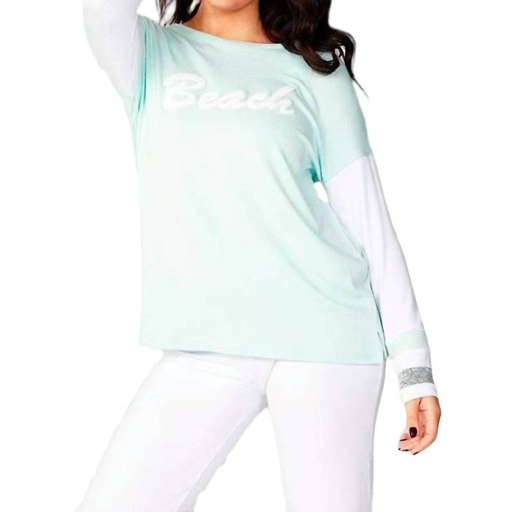 NEW FRENCH KYSS beach crew top in mist